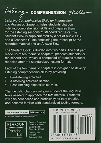 Prentice Hall Listening Comprehension Skills in Spanish for Intermediate and Advanced Students Audio CDs 2005c - Image 2