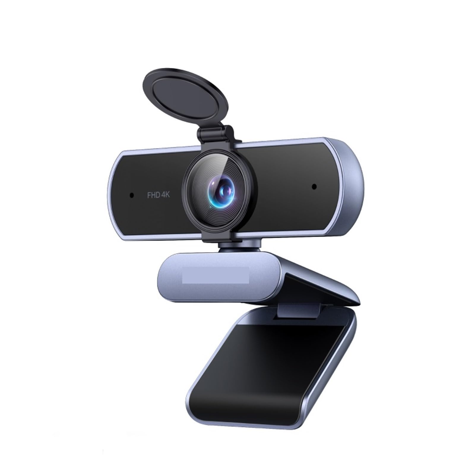 Kamera internetowa, Kamera internetowa 4K FHD 1080P 8 MP do komputera PC, automatyczne ustawianie ostrości PDAF, dwa mikrofony z redukcją szumów AI, kamera działa(4K Webcam)
