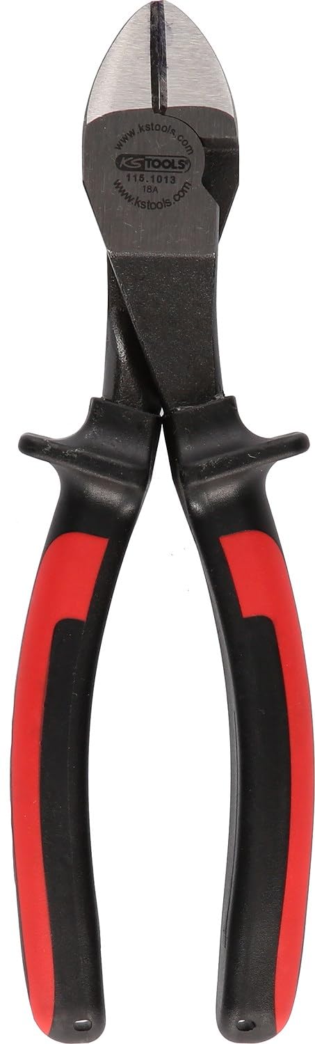 KS TOOLS 115.1013 Pince coupante de cote KS, à poignées bi-composants longueur180 mm