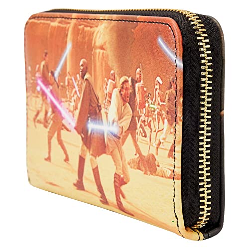 Loungefly Disney Star Wars Episode II Attack of The Clones Zip Around Wallet