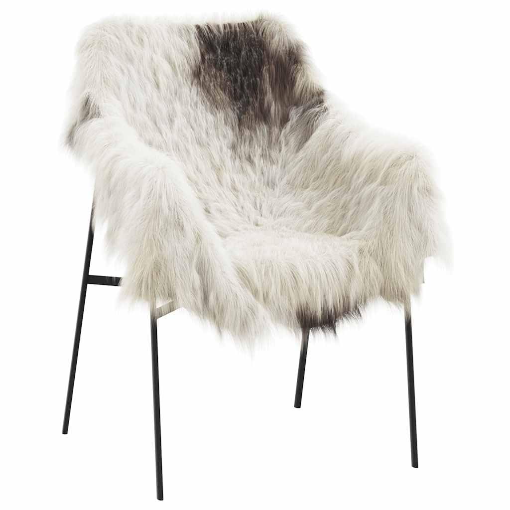 Schafpelz Mischfarbe Schaffell Teppich 60-70x90-100 cm Mehrfarbig Dekoration und Wohndeko für Wohnzimmer Schlafzimmer Flur Gemütlichkeit und Blickfang
