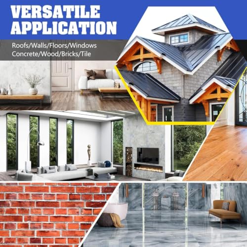 Image of 300g Waterproof Glue for Leakage Strong & Transparent Water Proof Glue Plus Brush Epoxy Resin for Water Proofing for Indoor & Outdoor Crack Seal Agent Roof Water Leakage Adhesive Sealant