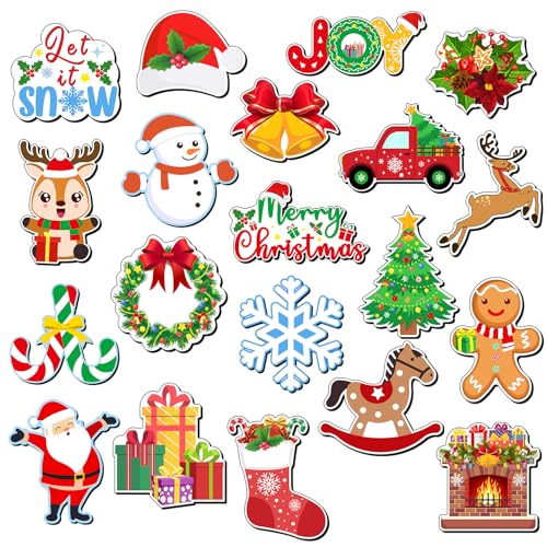 20 Imán Decorativo de Navidad para Refrigerador miniatura 1