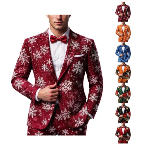 Aniywn Mens Sport Coats and Blazers Slim Fit Christmas Holiday Suit Jacket - image 1