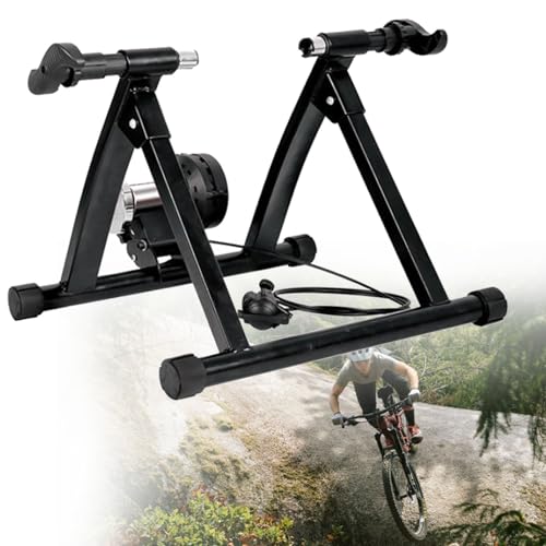 Soporte para Bicicleta Estacionaria KJZQLMZ Soporte Magnético para Entrenador de Bicicleta para Uso Interior Compatible con Rodado 26 a 29 Pulgadas