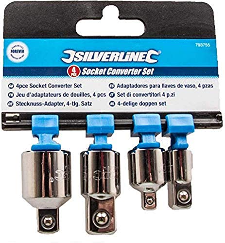 Silverline 793755 Socket Converter Set 4pce 4pce