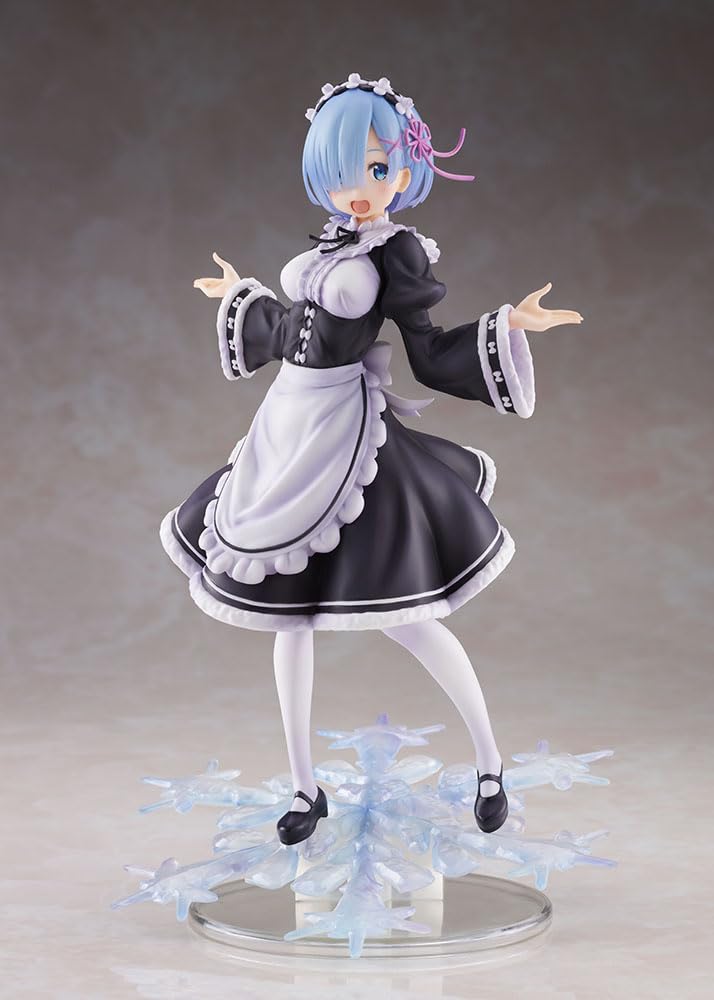 Taito Re:Zero Starting Life in Another World AMP Figure - Rem (Winter Maid Ver.)