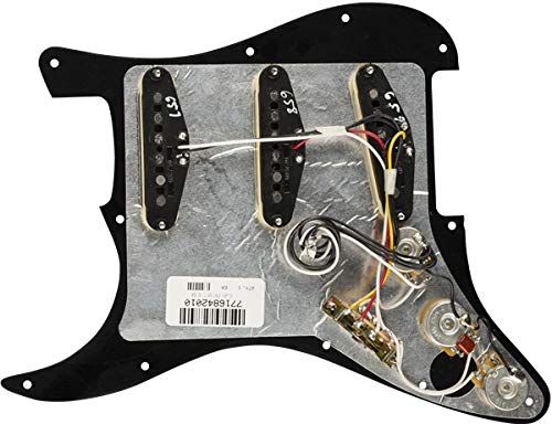 Fender Tex Mex Prewired Stratocaster Pickguard - 3-ply Black by Fender - Image 2