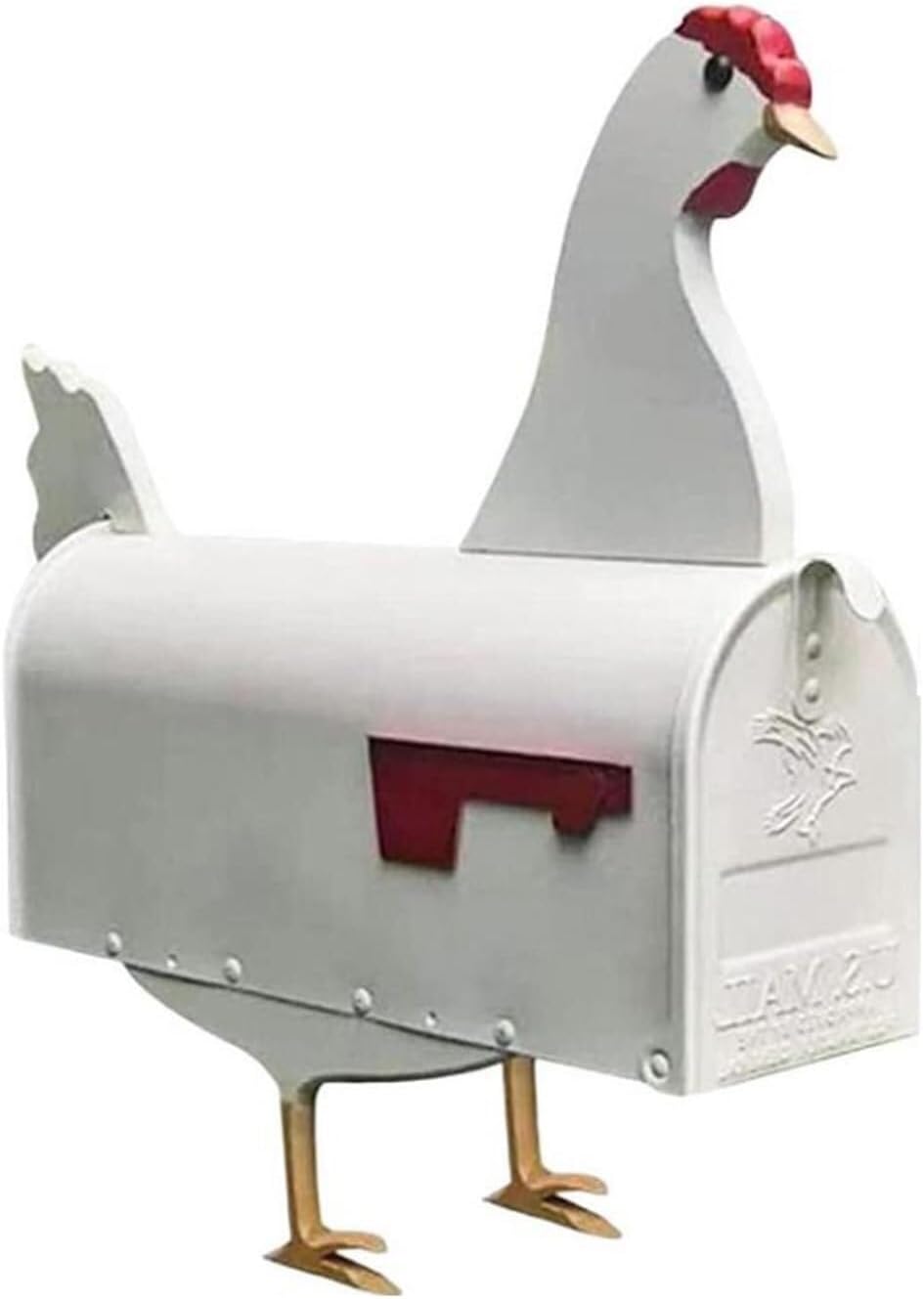 Iron Mailboxes for Outside Unique Chicken Mailbox Wall Mount Drop Box Creative Post Box Modern Mail Boxes for House Outside