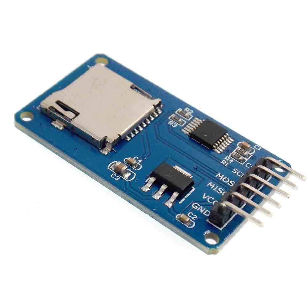 5PCS Micro SD Storage Board Memory Shield Expansion Module 6 Pin SPI Interface Mini TF Card Adapter Reader