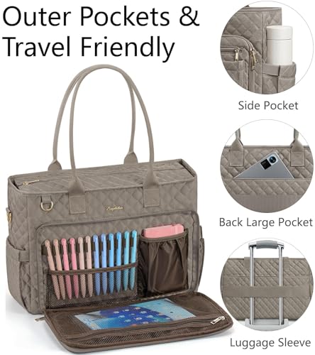 Teacher Tote with Insulated Pocket