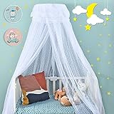 Pinji Mosquitera de Dosel de Lujo para Moisés Cuna o Cama A