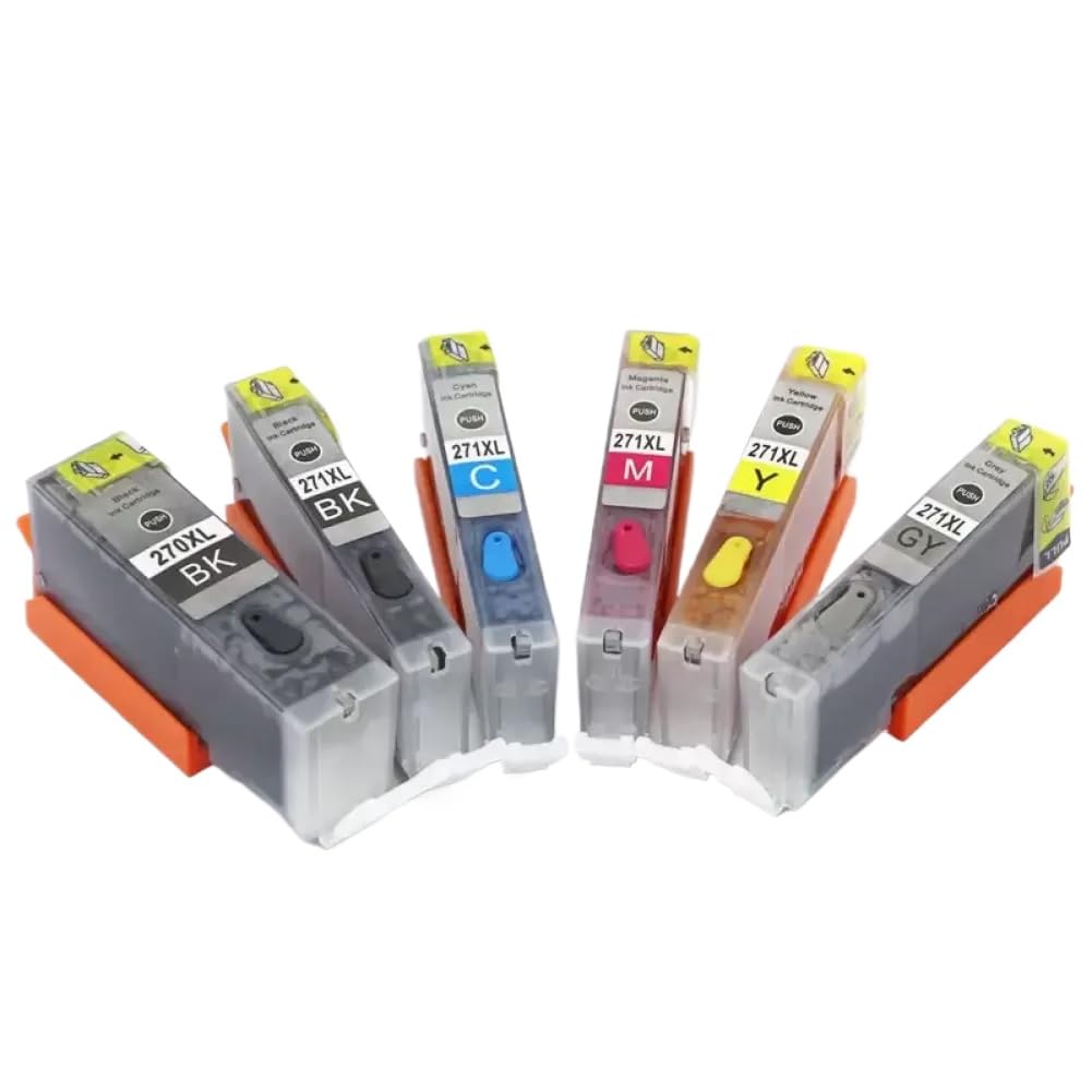 Cartuccia d'inchiostro ricaricabile compatibile con i materiali di consumo della stampante PGI270 CLI271 PGI-270 CLI 271 MG7720 TS9020 TS8020