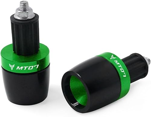 Miniatura 8 de PUCIO for Yahama MT07 MT 07 MT-07 78" Motorcycle Handle Bar Grips Ends Handlebar Counterweight Cap Plug Sliders