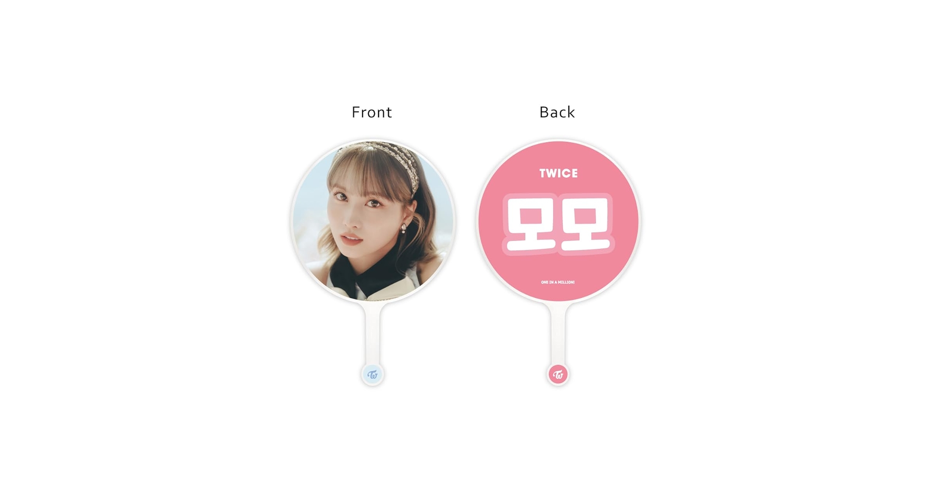 TWICE MOMO うちわ & ライトスティック ヘアピンセット TWICE MOMO うちわ & ライトスティック ヘアピンセット