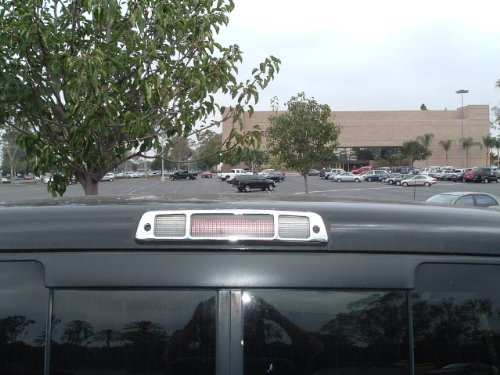 TFP 703 3rd. Brakelight Cover- Chrome - Compatible with Dodge Ram P/U 1500 94-01 2/4Dr