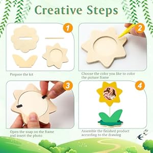 24 Pcs Mother's Day Crafts for Kids Mother's Day Picture Frames Craft DIY Wooden Flowers Frames Set Mother's Day Wooden Flowers Crafts with 6 Styles Mother's Day Crafts for Kids Classroom 24 Pcs Mothers Day Crafts for Kids Mothers Day Picture Frames Craft DIY Wooden Flowers Frames Set Mothers Day Wooden Flowers Crafts with 6 Styles Mothers Day Crafts for Kids Classroom