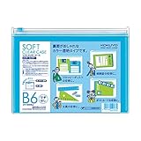 STCB0012R30IY Kokuyo clear case color gusset none soft type B6 light blue coke -5306LB Japan