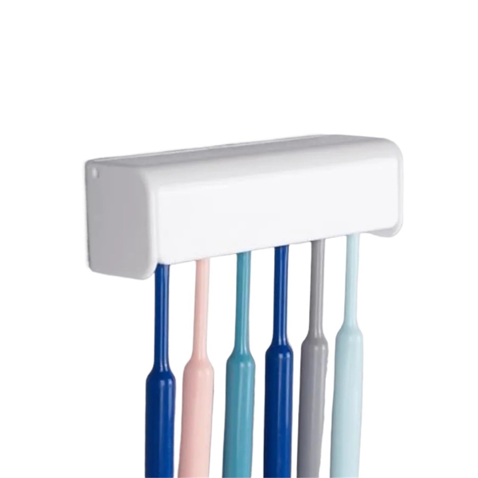 Porta Spazzolini Da Parete Portaspazzolino da parete a 6 slot | Organizer portaoggetti autoadesivo con copertura for doccia