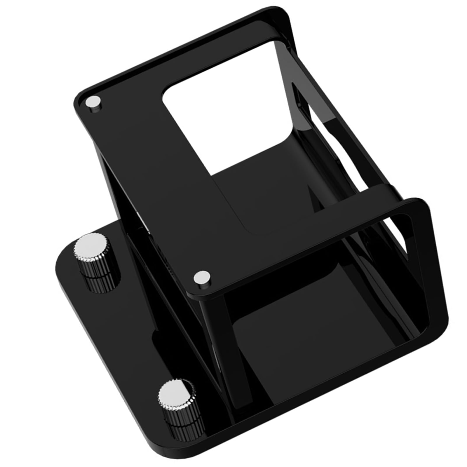 Hgenahgtf Black 1 Wall Mounted Tissue Holder With Suction Cups, Large Opening Bathroom Shelf For Paper Towels, Space-Saving Handler Large Opening Wall Mounted Tissue Holder