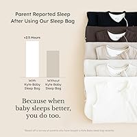 Vista 5 de KYTE BABY - Bolsa de dormir estampada para niños pequeños de 0 a 36 meses, 2.5 TOG, hecho de material de rayón de bambú suave
