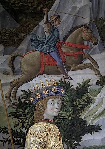 Tableau le cortège des mages impression sur toile Gozzoli 60x90cm