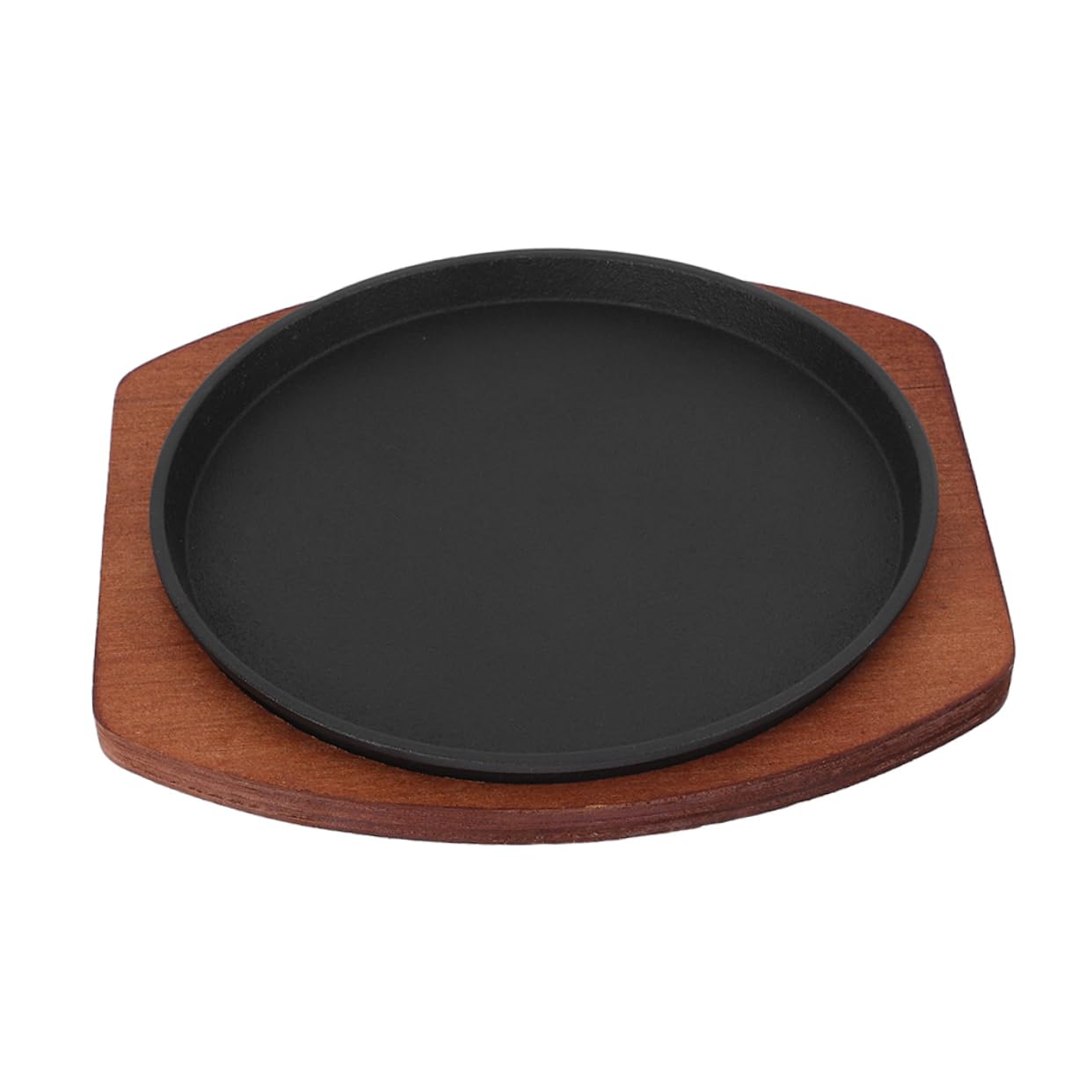 Plancha ronde en fer pour dîners en famille et soirées grillades conviviales