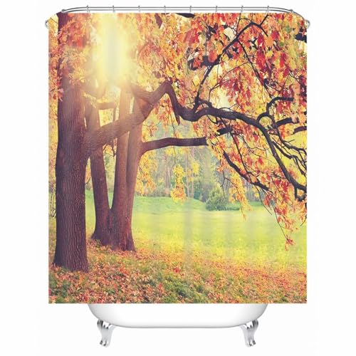 Rideau de bain en polyester lavable pour protéger votre baignoire - 2