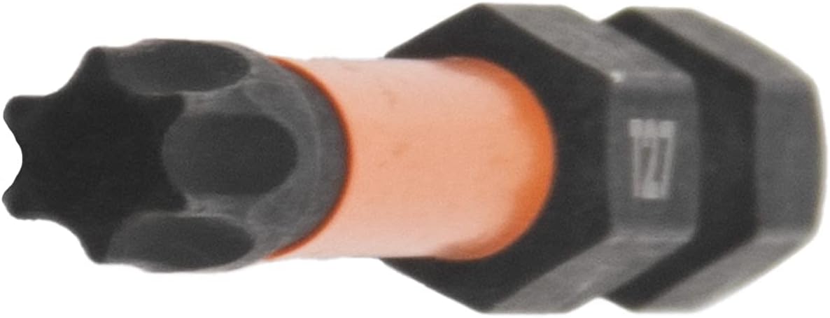 TORX T27 Impact Driver Bit - Railer TORX T-27 Star Bits. 1/4 Quick Release S2 Steel 2 inch TORX Bits. (5 Pack)