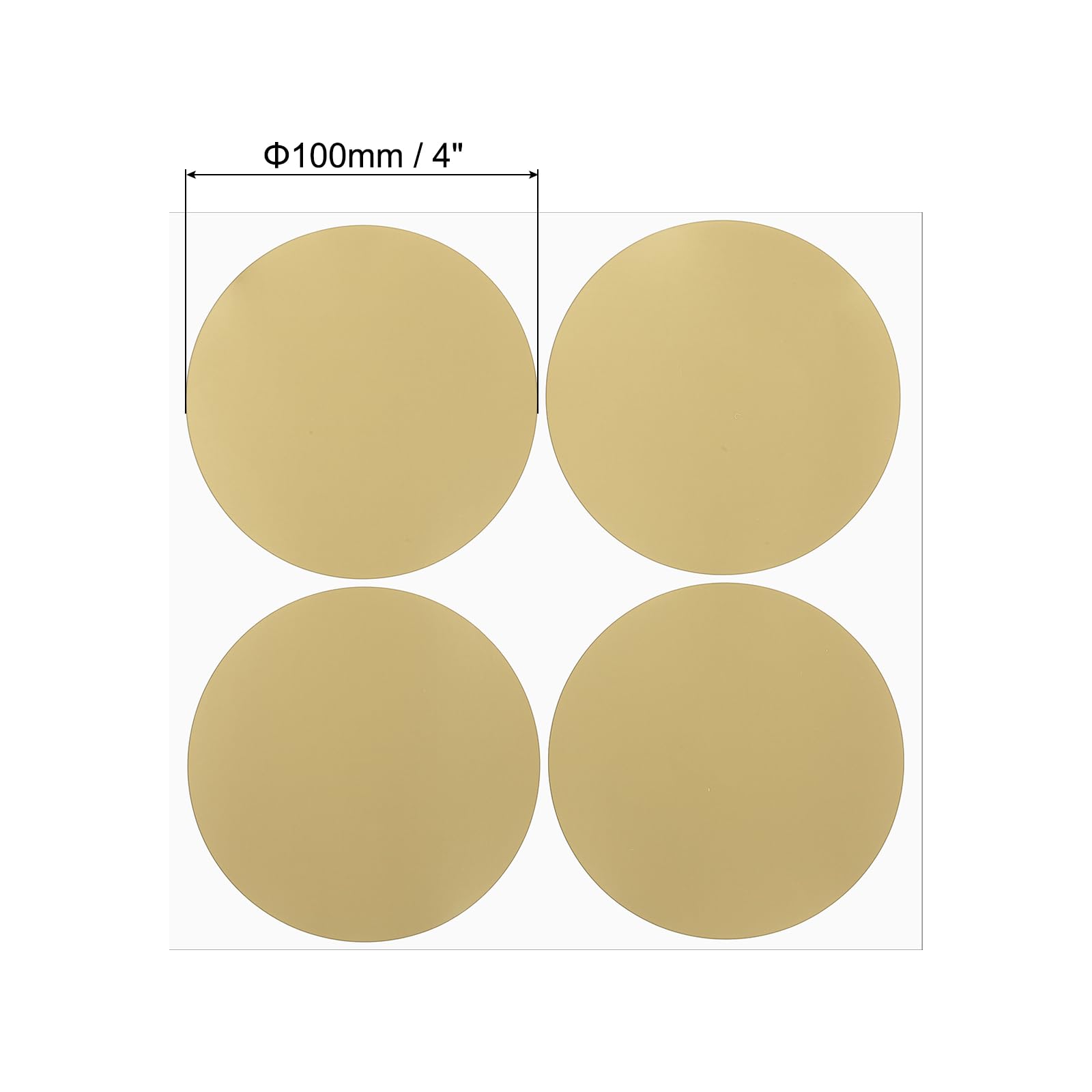 PATIKIL Round Colored Stickers 4" - Image 2