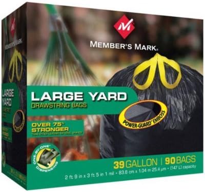 Member's Mark Power-Guard Yard Bags - 39/ 90ct (4 Pack)