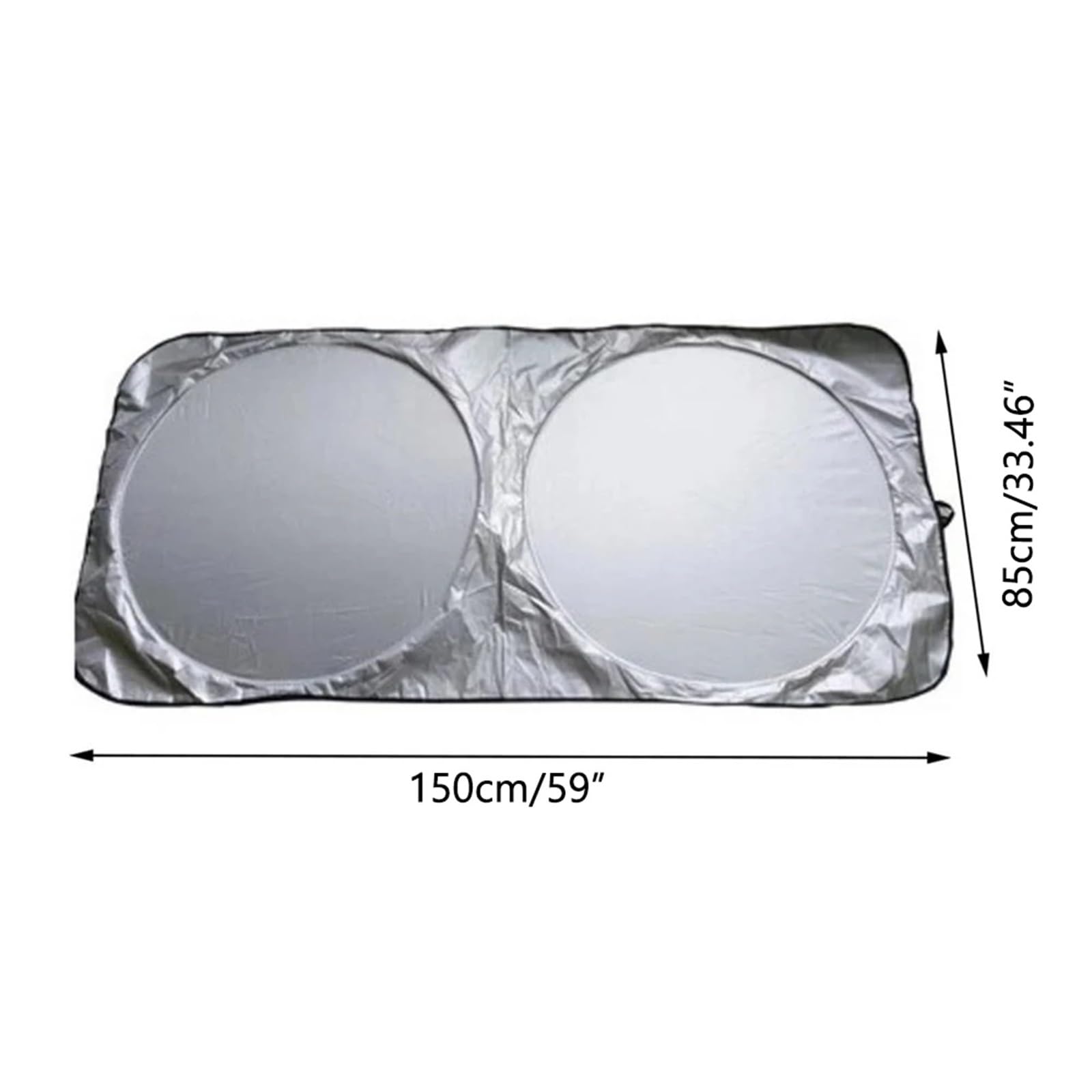 1 Set Di Copertura Per Parasole Per Finestrino Dell'auto Parabrezza, Protezione Per Visiera Solare Riflettente Anteriore, Posteriore, Posteriore(150X85cm)