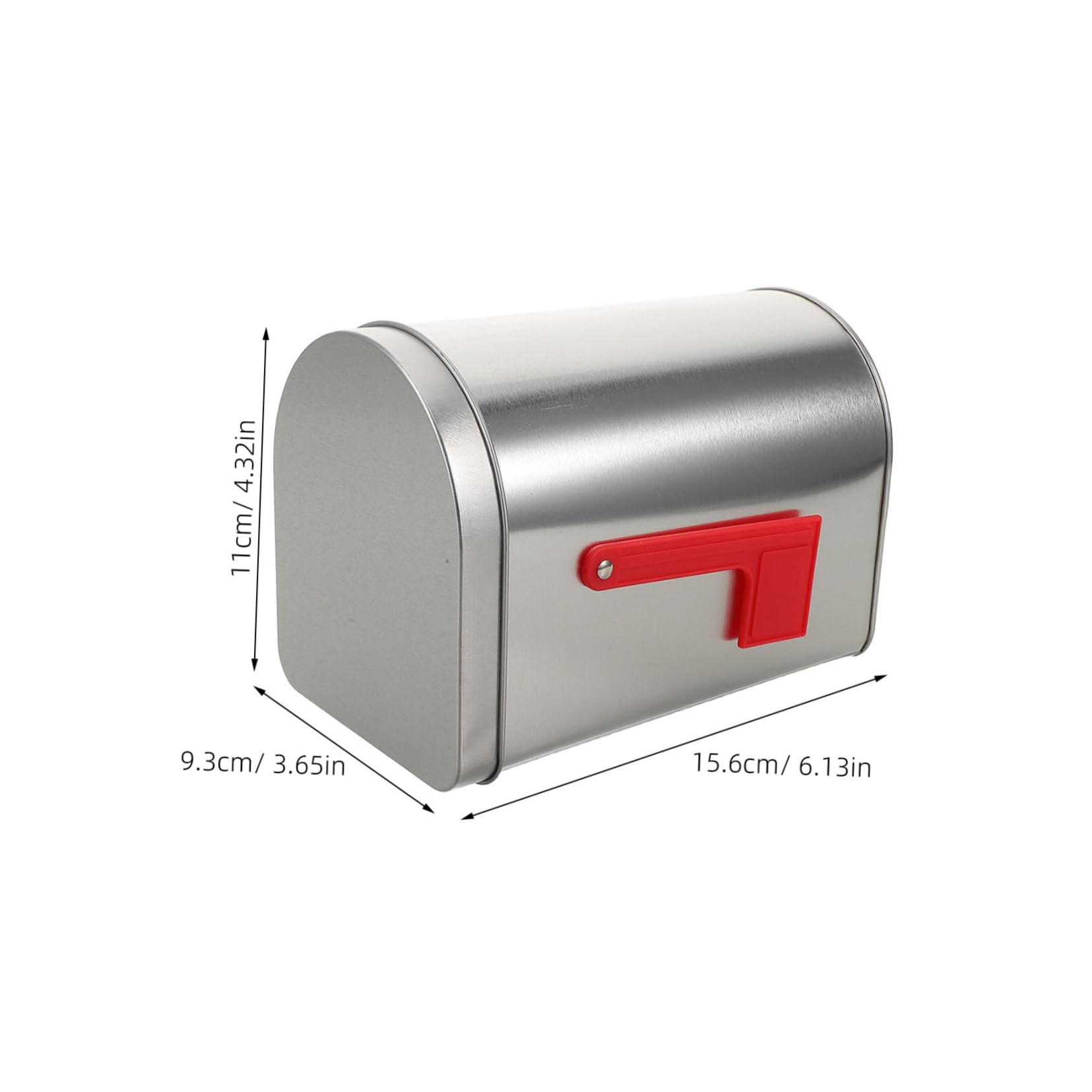 Ciieeo 3 scatole di a forma di cassetta postale di Natale, contenitori per caramelle, per feste di Natale e regali decorativi per le festività