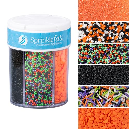 Sweets Indeed Halloween 6-Cell Sprinkle Jar...