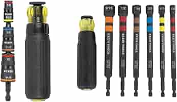 たーくん Amazon.com: Klein Tools Impact Driver 7-in-1 Flip Socket Set