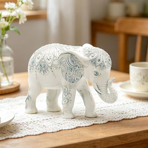 Statue éléphant symbole de santé et force pour harmoniser l'énergie de votre maison