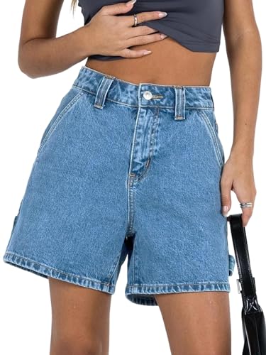 Kedera Womens High Waisted Boxy Denim Shorts Summer Fashion 2025
