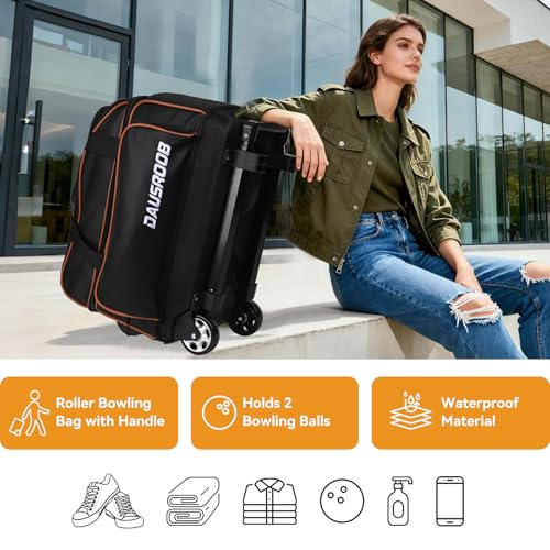 DAUSROOB 2 Ball Bowling Bag