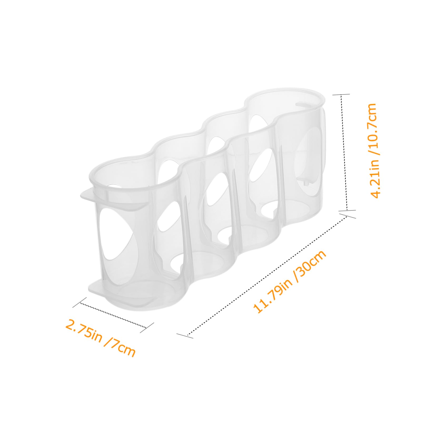 Unomor 2pcs Soda Organizer for Refrigerator Portable Soda Can Holder Beer Bottle Organizer Sealed Crisper Beer Boxes Storage Compartment