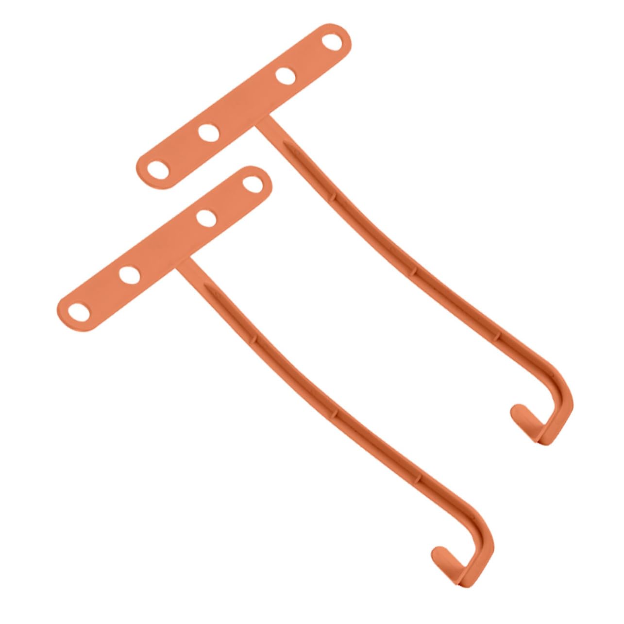 ARTIBETTER 2pcs Air Conditioning Clothes Drying Rack Foldable Hangers Clothes Hangers Coat Hanger Clothes Racks Travel Hangers Clothing Hangers Space Hangers for The Closet Plastic Orange