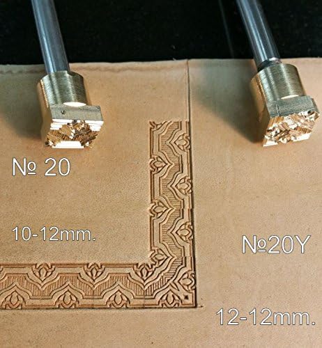 Leather Crafting Stamp Tool for Leather Crafts Brass #20 and 20Y