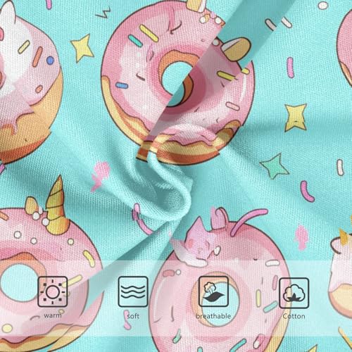 Wusikd Doughnuts Girls' Underwear Cotton Pink Girls Briefs Soft Toddler Underwear 2T3