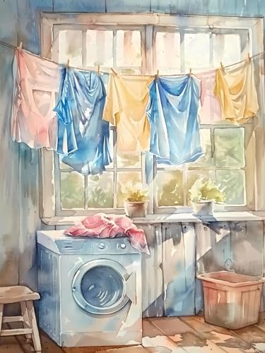 Kit de peinture diamant 5D vintage adultes loisir créatif 30x40cm