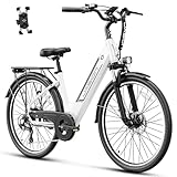 Jasion Roamer/ST Electric Bike for Adults, 26'' Commuter Ebike 1200W 528WH Removable...