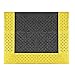 Superior Manufacturing 520S3072BY 520 Cushion-Lok Mat, 30" x 72" Size, Black/Yellow