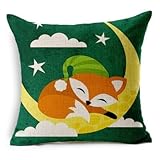 Songofthesea Lovely Fox Style 2 Pillowcase 18*18inch