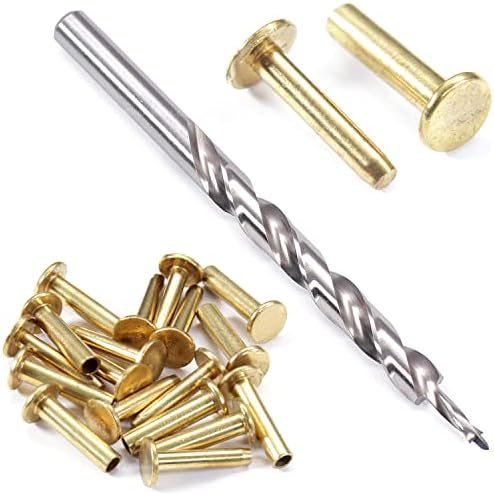 Amazon.com: Cutlery Rivets (10 Pack) + [1] Step Drill for DIY Handles ...