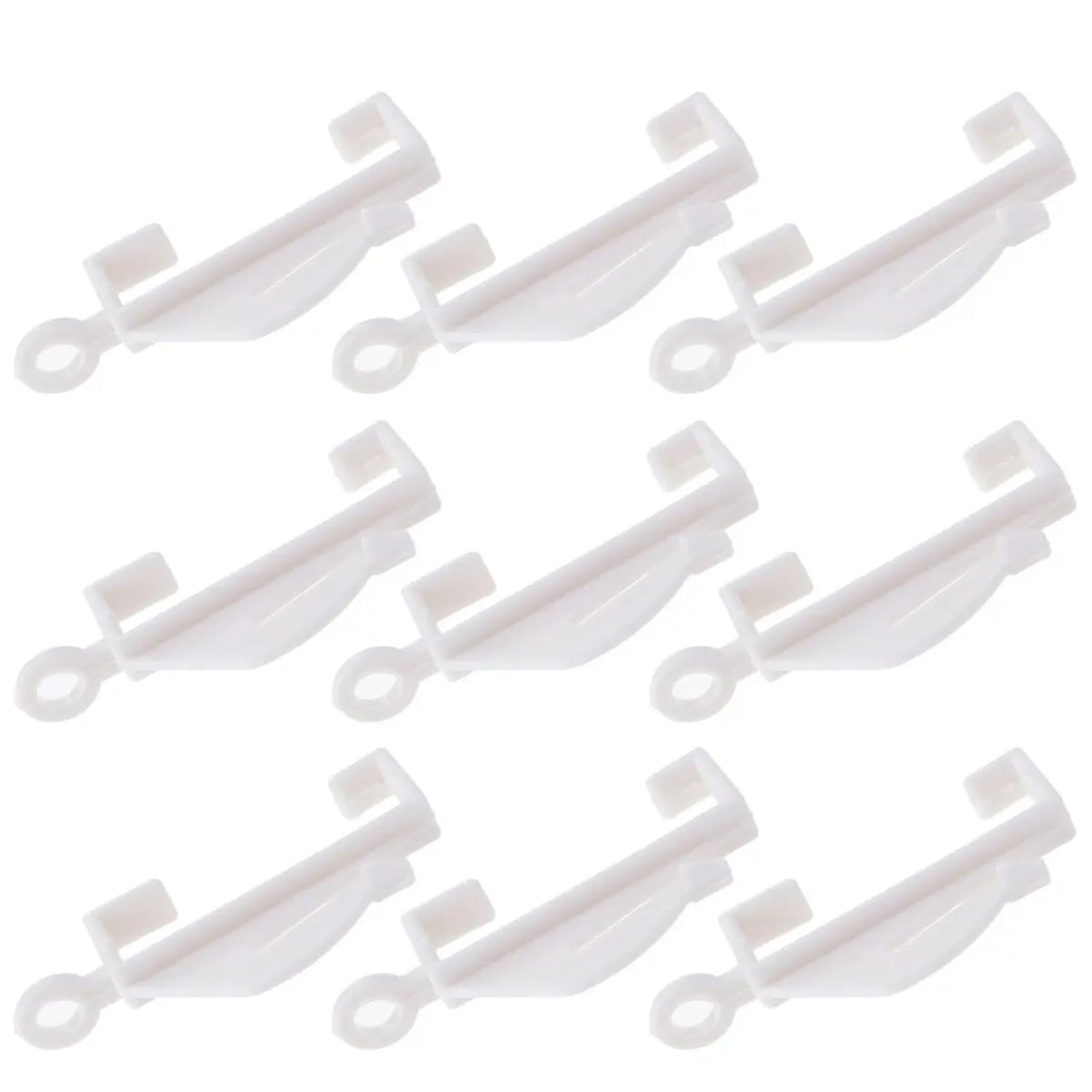 Curtain Hooks 200Pcs Plastic Gliders