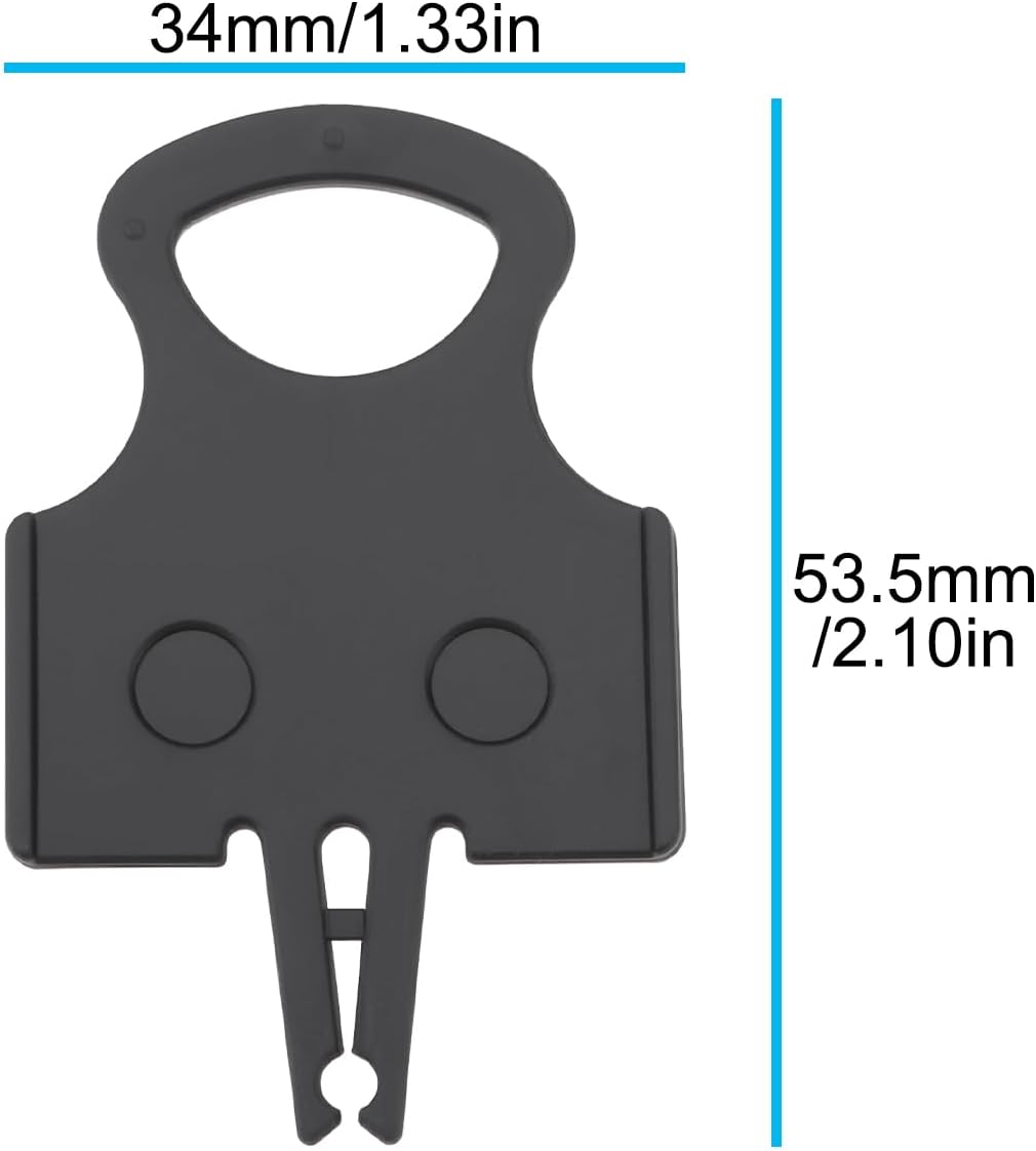 OTOTEC 10Pcs Bicycle Hydraulic Disc Brake Pads Spacer Brake Spacer Compatible with Tektro Hydraulic Brakes