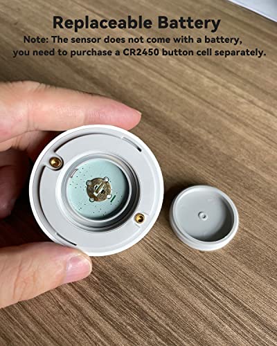 Ialarm Zigbee Water Leak Sensor - Requires Zigbee Hub - Monitor Your Entire Home For Leaks - Suitable For Kitchens, Bathrooms, Basements Or Under Sink, White #TOP3